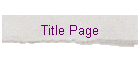 Title Page
